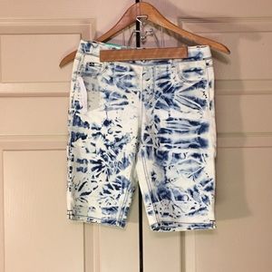 Acid Wash Jean Shorts